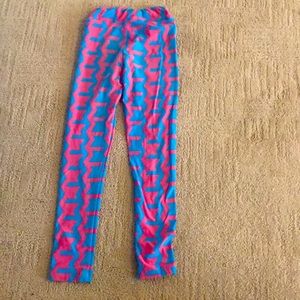 LulaRoe multicolor girls Leggings